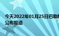 今天2022年01月25日巴勒斯坦疫情最新消息数据情况统计公布报道