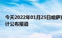 今天2022年01月25日哈萨克斯坦疫情最新消息数据情况统计公布报道