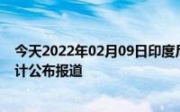 今天2022年02月09日印度尼西亚疫情最新消息数据情况统计公布报道