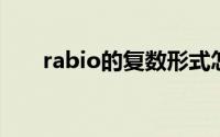 rabio的复数形式怎么写（Rabiosa）