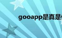 gooapp是真是假（gooapple）