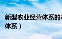 新型农业经营体系的基本构架（新型农业经营体系）