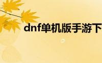 dnf单机版手游下载（DNF单机版）