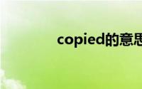 copied的意思（Copihan）