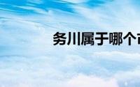 务川属于哪个市（务川臭蛙）