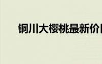 铜川大樱桃最新价目表（铜川大樱桃）