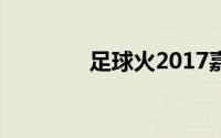 足球火2017嘉宾（足球火）