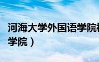 河海大学外国语学院祝吉芳（河海大学外国语学院）