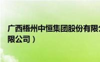 广西梧州中恒集团股份有限公司（广西梧州中恒集团股份有限公司）