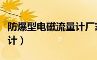 防爆型电磁流量计厂家源头（防爆型电磁流量计）