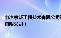 中冶京诚工程技术有限公司郑州分公司（中冶京诚工程技术有限公司）