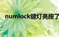 numlock键灯亮按了不反应（Numlock）