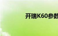 开瑞K60参数（开瑞K60）