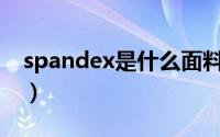 spandex是什么面料成分的缩写（Spandex）