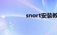 snort安装教程（Snort）