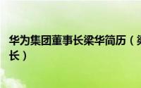 华为集团董事长梁华简历（梁华 华为投资控股有限公司董事长）