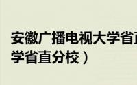 安徽广播电视大学省直分校（安徽广播电视大学省直分校）