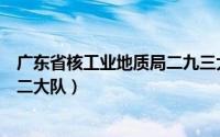 广东省核工业地质局二九三大队（广东省核工业地质局二九二大队）