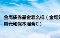 金鹰债券基金怎么样（金鹰元和保本混合型证券投资基金 金鹰元和保本混合C）