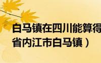 白马镇在四川能算得上大镇吗（白马镇 四川省内江市白马镇）