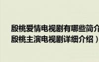 殷桃爱情电视剧有哪些简介（关于延安爱情 2011年邓超、殷桃主演电视剧详细介绍）