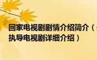 回家电视剧剧情介绍简介（关于回家的诱惑 2011年林添一执导电视剧详细介绍）