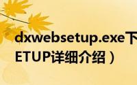 dxwebsetup.exe下载简介（关于DXWEBSETUP详细介绍）