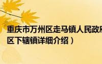 重庆市万州区走马镇人民政府简介（关于走马镇 重庆市万州区下辖镇详细介绍）