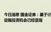 今日消息 国金证券：基于计算和传输的新一代ICT商业基础设施投资机会已经显现