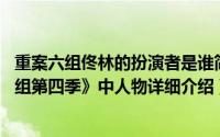 重案六组佟林的扮演者是谁简介（关于佟林 电视剧《重案六组第四季》中人物详细介绍）