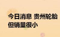 今日消息 贵州轮胎：比亚迪是公司的客户，但销量很小