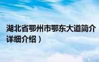 湖北省鄂州市鄂东大道简介（关于吴楚大道 鄂州市吴楚大道详细介绍）