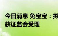 今日消息 兔宝宝：拟定增募资不超5亿元申请获证监会受理