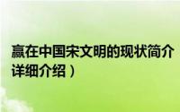 赢在中国宋文明的现状简介（关于宋文明 赢在中国首届冠军详细介绍）