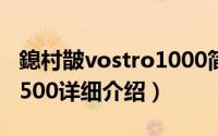 鎴村皵vostro1000简介（关于戴尔Vostro 1500详细介绍）