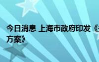 今日消息 上海市政府印发《关于推动向新城导入功能的实施方案》