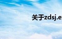 关于zdsj.exe详细介绍