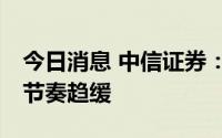 今日消息 中信证券：预计7月行情波动加大，节奏趋缓