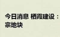 今日消息 栖霞建设：合计50.7亿元竞得南京3宗地块