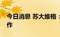 今日消息 苏大维格：公司与理想汽车暂无合作