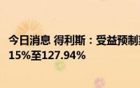 今日消息 得利斯：受益预制菜，上半年净利润同比预增105.15%至127.94%