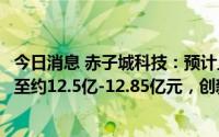 今日消息 赤子城科技：预计上半年社交业务收入同比增50%至约12.5亿-12.85亿元，创新业务收入预期同比跌50%