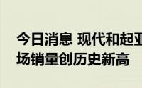 今日消息 现代和起亚在越南和印度尼西亚市场销量创历史新高