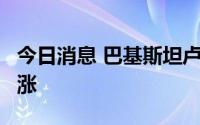 今日消息 巴基斯坦卢比对美元汇率连续5天上涨