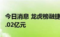 今日消息 龙虎榜融捷股份：三机构合计卖出3.02亿元