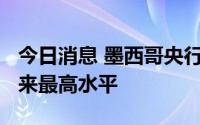 今日消息 墨西哥央行上调基准利率至2008年来最高水平