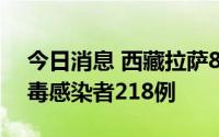 今日消息 西藏拉萨8月16日新增本土新冠病毒感染者218例