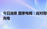 今日消息 国家电网：应对用电高峰，试点推行电动汽车错峰充电