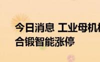 今日消息 工业母机概念股拉升，华东重机、合锻智能涨停