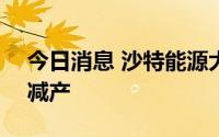 今日消息 沙特能源大臣暗示“欧佩克+”或减产